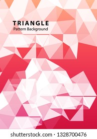 Abstract Triangle Background. Modern Wallpaper. Vector illustration - Vector