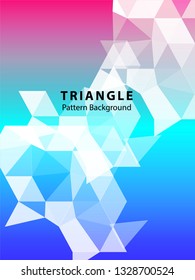 Abstract Triangle Background. Modern Wallpaper. Vector illustration - Vector