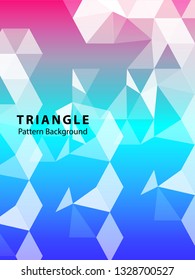 Abstract Triangle Background. Modern Wallpaper. Vector illustration - Vector