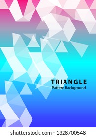 Abstract Triangle Background. Modern Wallpaper. Vector illustration - Vector