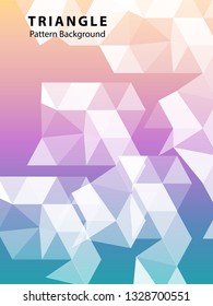 Abstract Triangle Background. Modern Wallpaper. Vector illustration - Vector