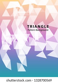 Abstract Triangle Background. Modern Wallpaper. Vector illustration - Vector