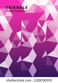 Abstract Triangle Background. Modern Wallpaper. Vector illustration - Vector