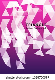 Abstract Triangle Background. Modern Wallpaper. Vector illustration - Vector