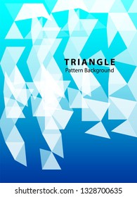 Abstract Triangle Background. Modern Wallpaper. Vector illustration - Vector