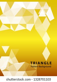 Abstract Triangle Background. Modern Wallpaper. Vector illustration - Vector