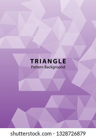 Abstract Triangle Background. Modern Wallpaper. Vector illustration - Vector