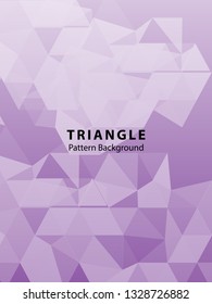 Abstract Triangle Background. Modern Wallpaper. Vector illustration - Vector