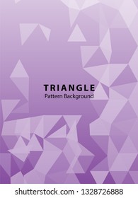 Abstract Triangle Background. Modern Wallpaper. Vector illustration - Vector