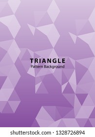 Abstract Triangle Background. Modern Wallpaper. Vector illustration - Vector