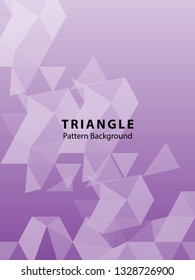 Abstract Triangle Background. Modern Wallpaper. Vector illustration - Vector