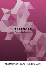 Abstract Triangle Background. Modern Wallpaper. Vector illustration - Vector
