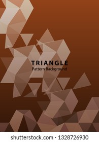 Abstract Triangle Background. Modern Wallpaper. Vector illustration - Vector