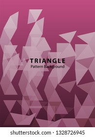 Abstract Triangle Background. Modern Wallpaper. Vector illustration - Vector