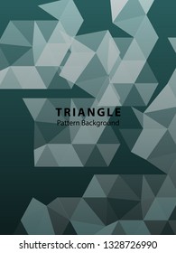 Abstract Triangle Background. Modern Wallpaper. Vector illustration - Vector