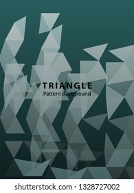 Abstract Triangle Background. Modern Wallpaper. Vector illustration - Vector