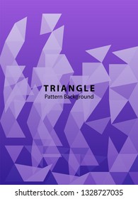 Abstract Triangle Background. Modern Wallpaper. Vector illustration - Vector