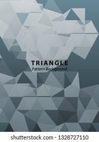 Abstract Triangle Background. Modern Wallpaper. Vector illustration - Vector