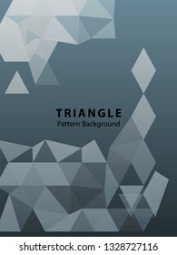 Abstract Triangle Background. Modern Wallpaper. Vector illustration - Vector