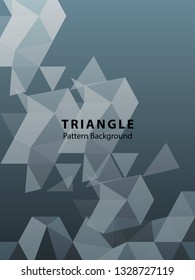 Abstract Triangle Background. Modern Wallpaper. Vector illustration - Vector