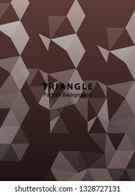 Abstract Triangle Background. Modern Wallpaper. Vector illustration - Vector