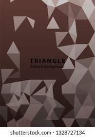 Abstract Triangle Background. Modern Wallpaper. Vector illustration - Vector