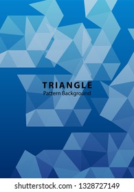 Abstract Triangle Background. Modern Wallpaper. Vector illustration - Vector
