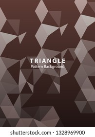 Abstract Triangle Background. Modern Wallpaper. Vector illustration - Vector
