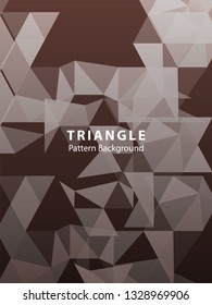 Abstract Triangle Background. Modern Wallpaper. Vector illustration - Vector