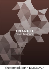 Abstract Triangle Background. Modern Wallpaper. Vector illustration - Vector