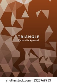 Abstract Triangle Background. Modern Wallpaper. Vector illustration - Vector