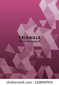 Abstract Triangle Background. Modern Wallpaper. Vector illustration - Vector