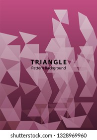 Abstract Triangle Background. Modern Wallpaper. Vector illustration - Vector