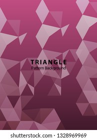 Abstract Triangle Background. Modern Wallpaper. Vector illustration - Vector