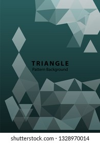 Abstract Triangle Background. Modern Wallpaper. Vector illustration - Vector