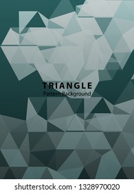 Abstract Triangle Background. Modern Wallpaper. Vector illustration - Vector