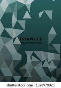 Abstract Triangle Background. Modern Wallpaper. Vector illustration - Vector