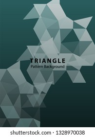Abstract Triangle Background. Modern Wallpaper. Vector illustration - Vector