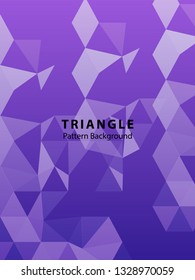 Abstract Triangle Background. Modern Wallpaper. Vector illustration - Vector