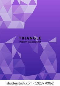 Abstract Triangle Background. Modern Wallpaper. Vector illustration - Vector