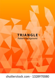 Abstract Triangle Background. Modern Wallpaper. Vector illustration - Vector