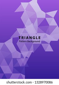 Abstract Triangle Background. Modern Wallpaper. Vector illustration - Vector
