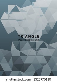 Abstract Triangle Background. Modern Wallpaper. Vector illustration - Vector
