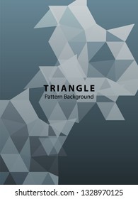 Abstract Triangle Background. Modern Wallpaper. Vector illustration - Vector