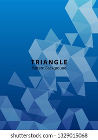 Abstract Triangle Background. Modern Wallpaper. Vector illustration - Vector