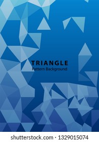 Abstract Triangle Background. Modern Wallpaper. Vector illustration - Vector