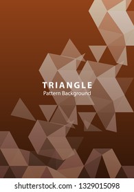 Abstract Triangle Background. Modern Wallpaper. Vector illustration - Vector