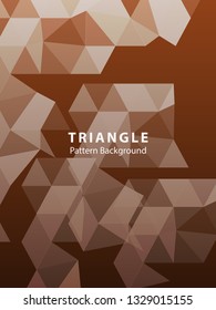 Abstract Triangle Background. Modern Wallpaper. Vector illustration - Vector