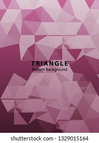 Abstract Triangle Background. Modern Wallpaper. Vector illustration - Vector