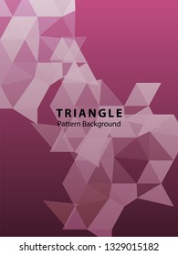 Abstract Triangle Background. Modern Wallpaper. Vector illustration - Vector